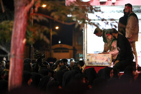 آیین استقبال از پیکرهای مطهر شهدای گمنام - کاشان