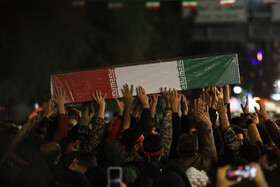 آیین استقبال از پیکرهای مطهر شهدای گمنام - کاشان