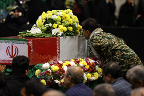 آیین استقبال از پیکرهای مطهر شهدای گمنام - کاشان