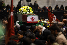 آیین استقبال از پیکرهای مطهر شهدای گمنام - کاشان