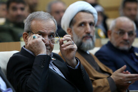 مسعود پزشکیان رئیس‌جمهور در سفر به قزوین