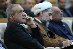 مسعود پزشکیان رئیس‌جمهور در سفر به قزوین