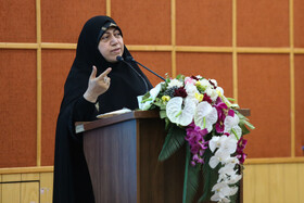 فاطمه محمدبیگی، نماینده مجلس، در سفر رئیس‌جمهور به قزوین