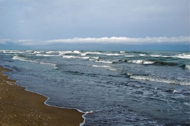 خزر آب می‌رود