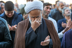 نماز طلب باران در مسجد مقدس جمکران