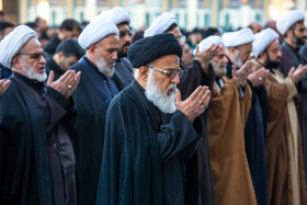 نماز طلب باران در مسجد مقدس جمکران