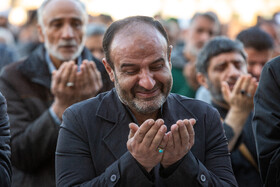 نماز طلب باران در مسجد مقدس جمکران