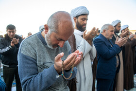 نماز طلب باران در مسجد مقدس جمکران