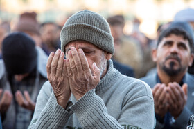 نماز طلب باران در مسجد مقدس جمکران