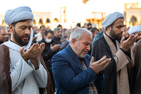 نماز طلب باران در مسجد مقدس جمکران