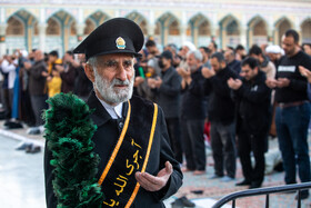 نماز طلب باران در مسجد مقدس جمکران