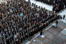 نماز طلب باران در مسجد مقدس جمکران