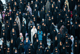 نماز طلب باران در مسجد مقدس جمکران