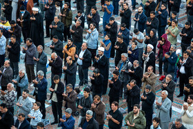 نماز طلب باران در مسجد مقدس جمکران