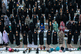 نماز طلب باران در مسجد مقدس جمکران