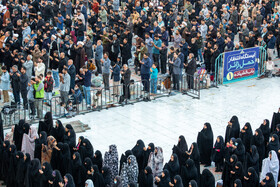 نماز طلب باران در مسجد مقدس جمکران