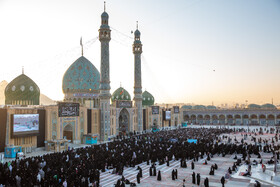 نماز طلب باران در مسجد مقدس جمکران