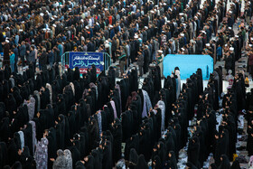 نماز طلب باران در مسجد مقدس جمکران