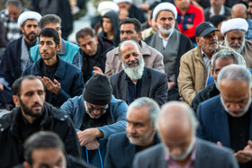 نماز طلب باران در مسجد مقدس جمکران