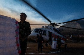 عملیات مهار آتش‌سوزی مناطق کوهستانی روستاهای دلیر و الیت