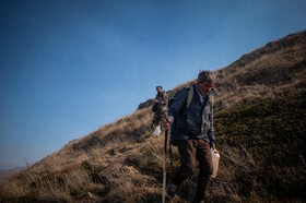 عملیات مهار آتش‌سوزی مناطق کوهستانی روستاهای دلیر و الیت