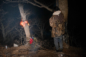 عملیات مهار آتش‌سوزی مناطق کوهستانی روستاهای دلیر و الیت