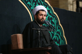 اولین شب مراسم عزاداری ایام شهادت حضرت فاطمةالزهرا سلام‌الله‌علیها در حسینیه امام خمینی(ره)