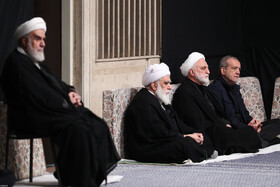 اولین شب مراسم عزاداری ایام شهادت حضرت فاطمةالزهرا سلام‌الله‌علیها در حسینیه امام خمینی(ره)