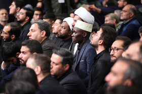 اولین شب مراسم عزاداری ایام شهادت حضرت فاطمةالزهرا سلام‌الله‌علیها در حسینیه امام خمینی(ره)