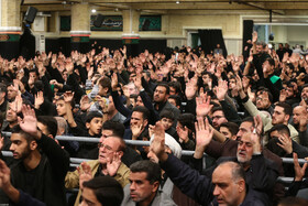 اولین شب مراسم عزاداری ایام شهادت حضرت فاطمةالزهرا سلام‌الله‌علیها در حسینیه امام خمینی(ره)