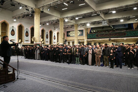 اولین شب مراسم عزاداری ایام شهادت حضرت فاطمةالزهرا سلام‌الله‌علیها در حسینیه امام خمینی(ره)