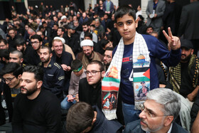 اولین شب مراسم عزاداری ایام شهادت حضرت فاطمةالزهرا سلام‌الله‌علیها در حسینیه امام خمینی(ره)