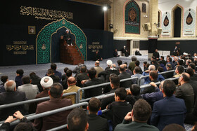 اولین شب مراسم عزاداری ایام شهادت حضرت فاطمةالزهرا سلام‌الله‌علیها در حسینیه امام خمینی(ره)