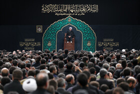 اولین شب مراسم عزاداری ایام شهادت حضرت فاطمةالزهرا سلام‌الله‌علیها در حسینیه امام خمینی(ره)