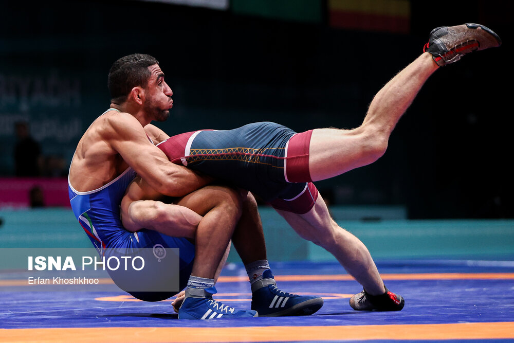 ٪۱۰۰ مدال آوری کشتی ایران در ریاض/ اگر کامران طلا می گرفت!