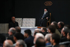 دومین شب مراسم عزاداری شهادت حضرت فاطمه(س) با حضور رهبر انقلاب