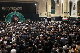 دومین شب مراسم عزاداری شهادت حضرت فاطمه(س) با حضور رهبر انقلاب