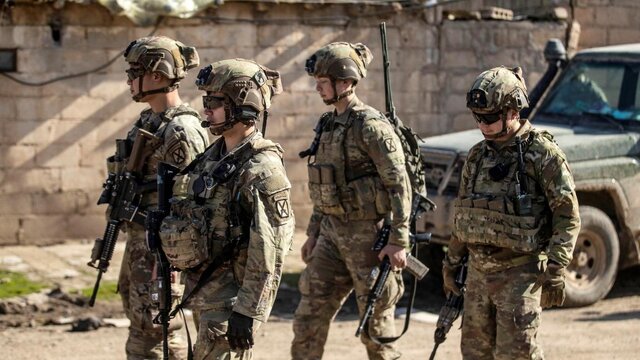 خروج تجهیزات جدید آمریکایی از حسکه برای انتقال به کردستان عراق