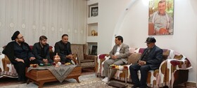دیدار مسئولان جشنواره بین‌المللی مهدویت با خانواده «شهید عسگری جمکرانی»