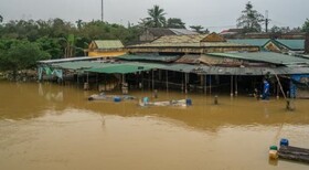 تلفات سیل در ویتنام به ۹۰ نفر رسید