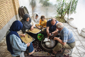 سنت خانگی نذر سمنوپزان - سمنان