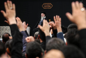 دومین شب مراسم عزاداری شهادت حضرت فاطمه(س) با حضور رهبر انقلاب