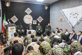 دیدار بسیجیان با نماینده ولی فقیه در استان سمنان