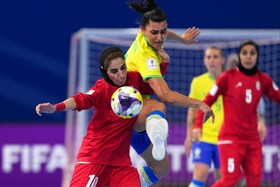 شکست زنان فوتسال ایران مقابل برزیل در گام نخست جام جهانی