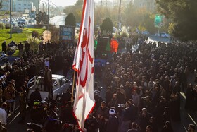 مراسم استقبال از پیکر شهدای گمنام - بجنورد