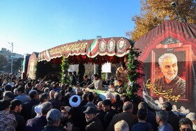 مراسم استقبال از پیکر شهدای گمنام - بجنورد