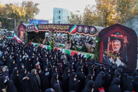 مراسم استقبال از پیکر شهدای گمنام - بجنورد