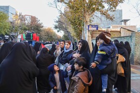 مراسم استقبال از پیکر شهدای گمنام - بجنورد