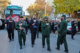 مراسم استقبال از پیکر شهدای گمنام - بجنورد