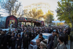 مراسم استقبال از پیکر شهدای گمنام - بجنورد